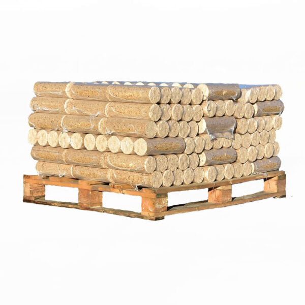 Briquettes de bois - quart de palette