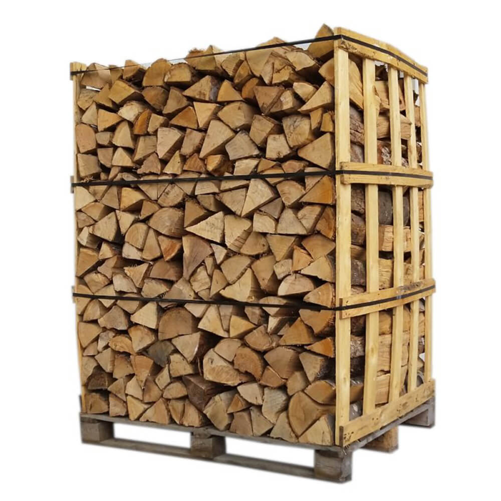 33 cm - Mélange 85% bois durs - Palette 1.7 m3 - 2.5 stères